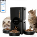 Alimentador automático para gatos para 3 gatos, dispensador de alimentación