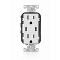 Leviton Decora - Toma de pared USB-C PD de 30 W, receptáculo TR de 15 A