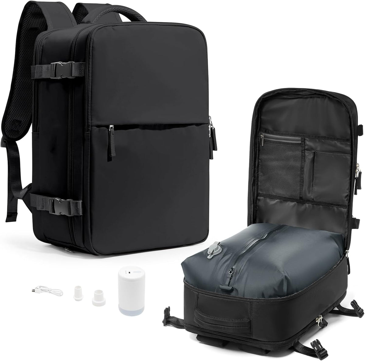 coowoz Mochila de mano para mujeres y hombres, Mochila al vacío-XL