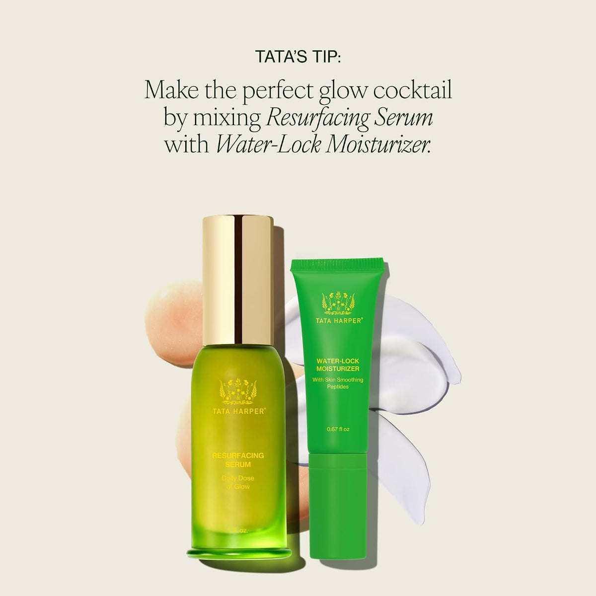 Crema hidratante con bloqueo de agua Tata Harper | Gel-Crema con Ác...