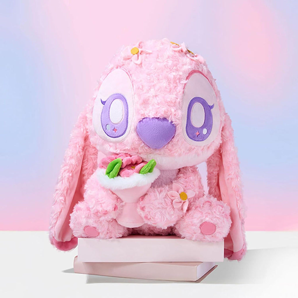 MINISO Disney Angel Stitch - Peluche de 15 pulgadas, juguete de Lilo