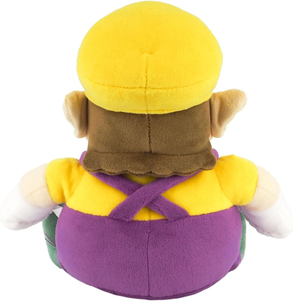 Sanei All Star Collection - Peluche Wario de 10 pulgadas, tamaño pequeño