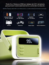 65W Banco de energía 40000mAh portátil cargador portátil batería -...