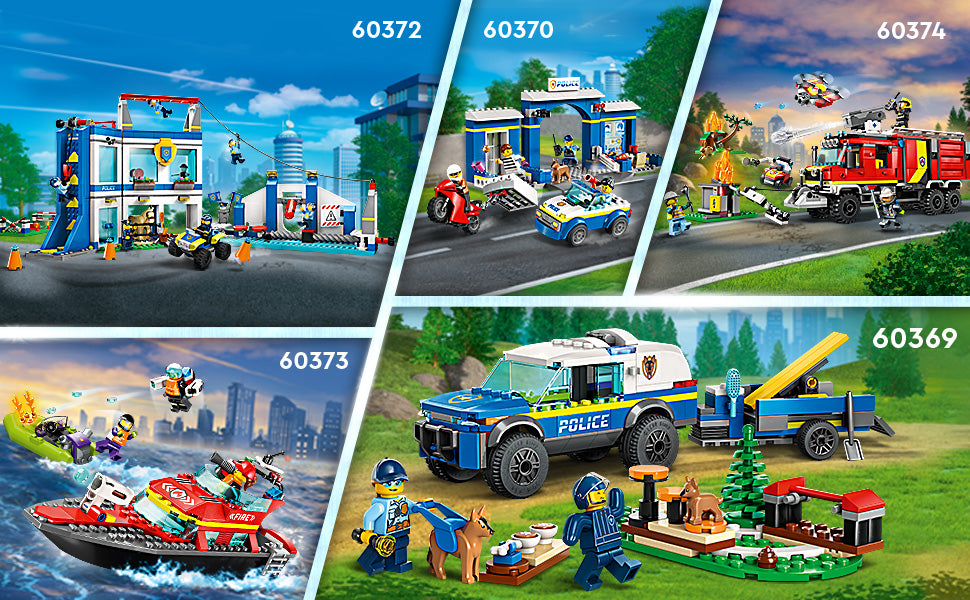LEGO City Mobile 60369 - Coche de juguete para perros