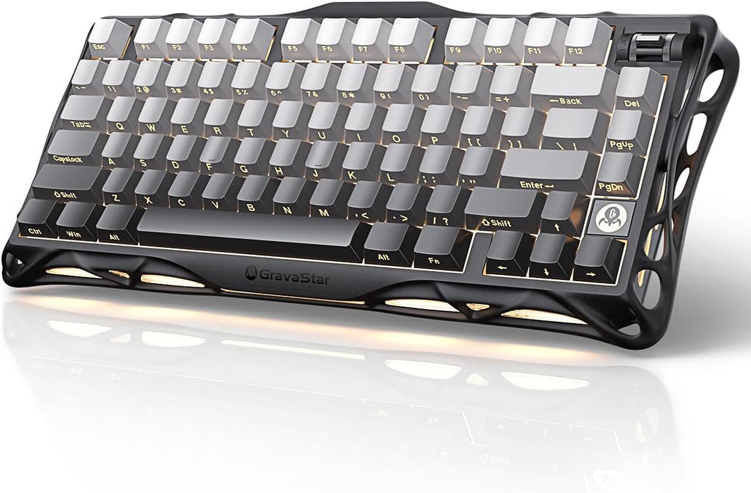 GravaStar Mercury K1 75% Wireless Mechanical Gaming Keyboard, Alumi...