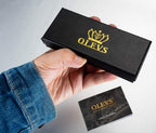 OLEVS Relojes de Hombre de Cuero Negro Ultrafinos 6.5 mm Minimalista Vestir Simple Moda Casual Resistente al Agua con Fecha