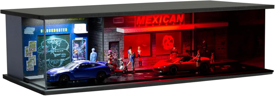 Vitrina de autos a escala 1/64 para exhibición y