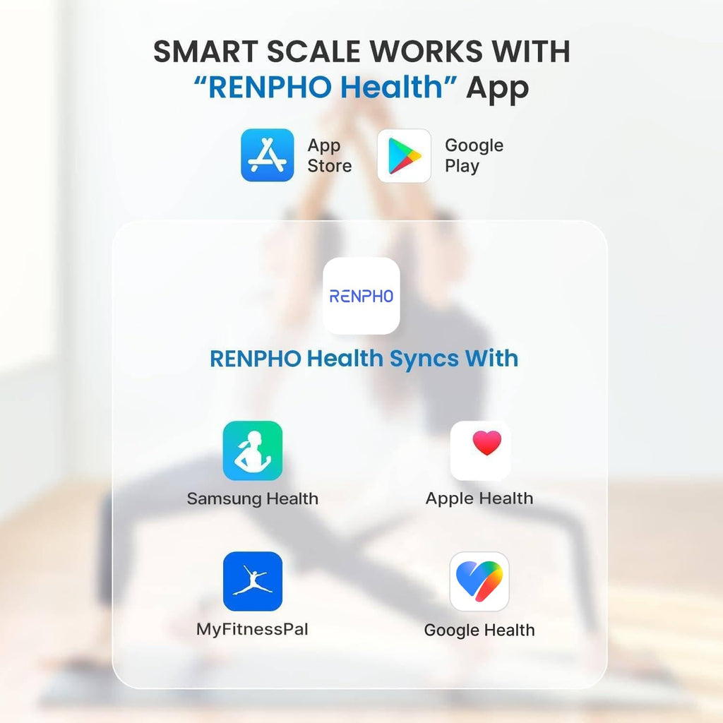 RENPHO Elis 1 Smart Scale, USB-C recargable, 13 métricas de cuerpo, 400