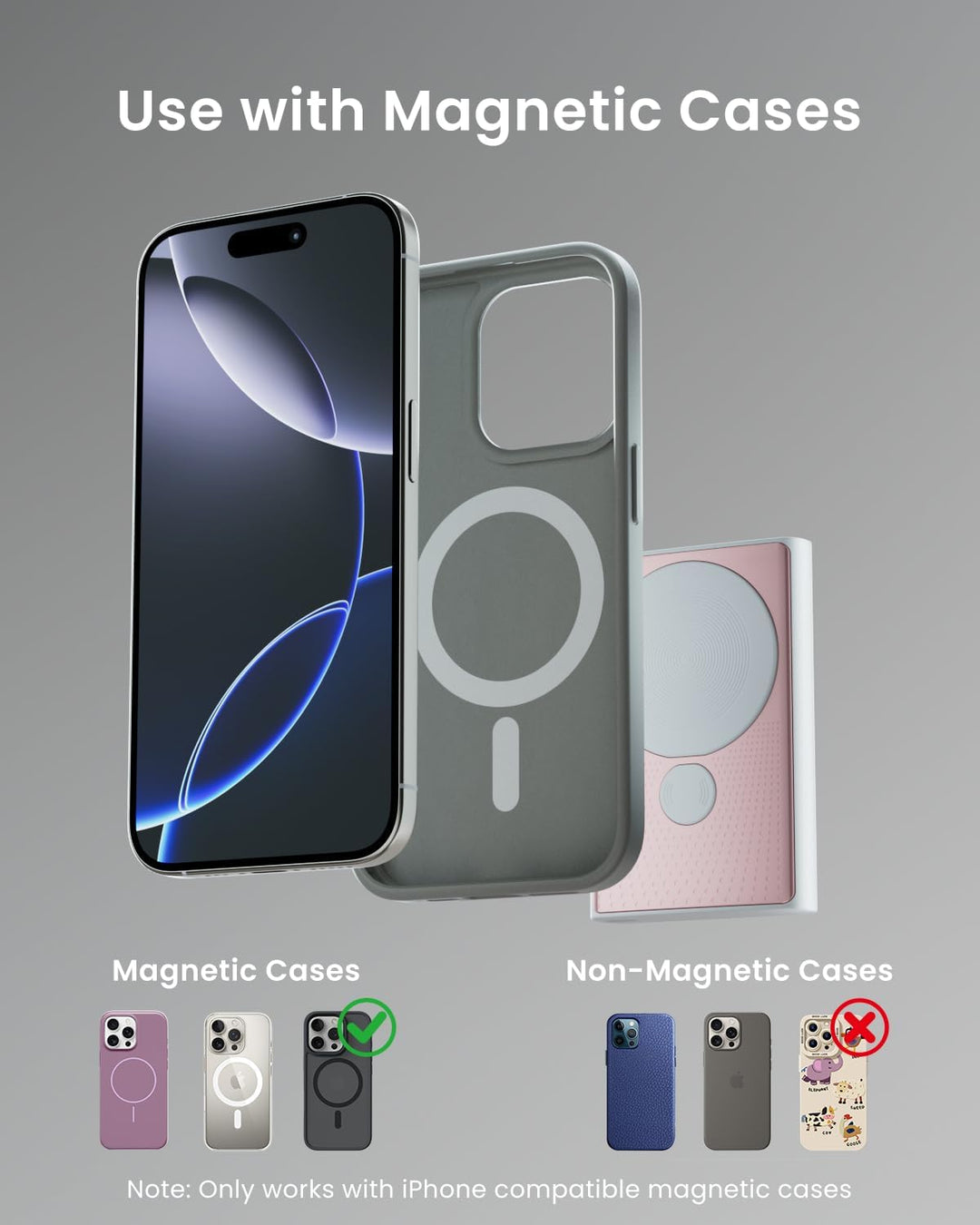 Kesguar Cargador portátil magnético, 10000 mAh, 22.5 W PD batería i...