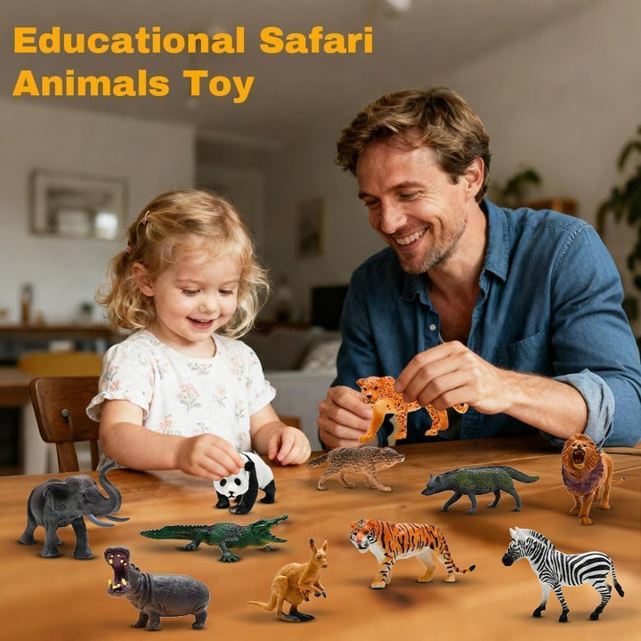 Figuras de animales de safari, figuras realistas de animales salvaj...