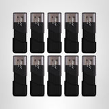 PNY P-FD64GX10ATT03-MP - Unidad flash USB 2.0 (64 GB, 3 unidades, 1...