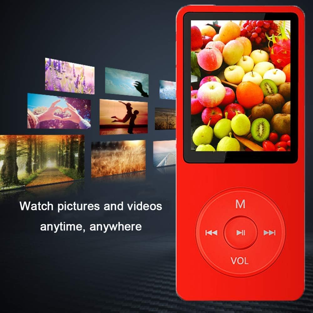 MP3 Player, Music Player with 16GB Micro SD Card, Build-in Speaker\...