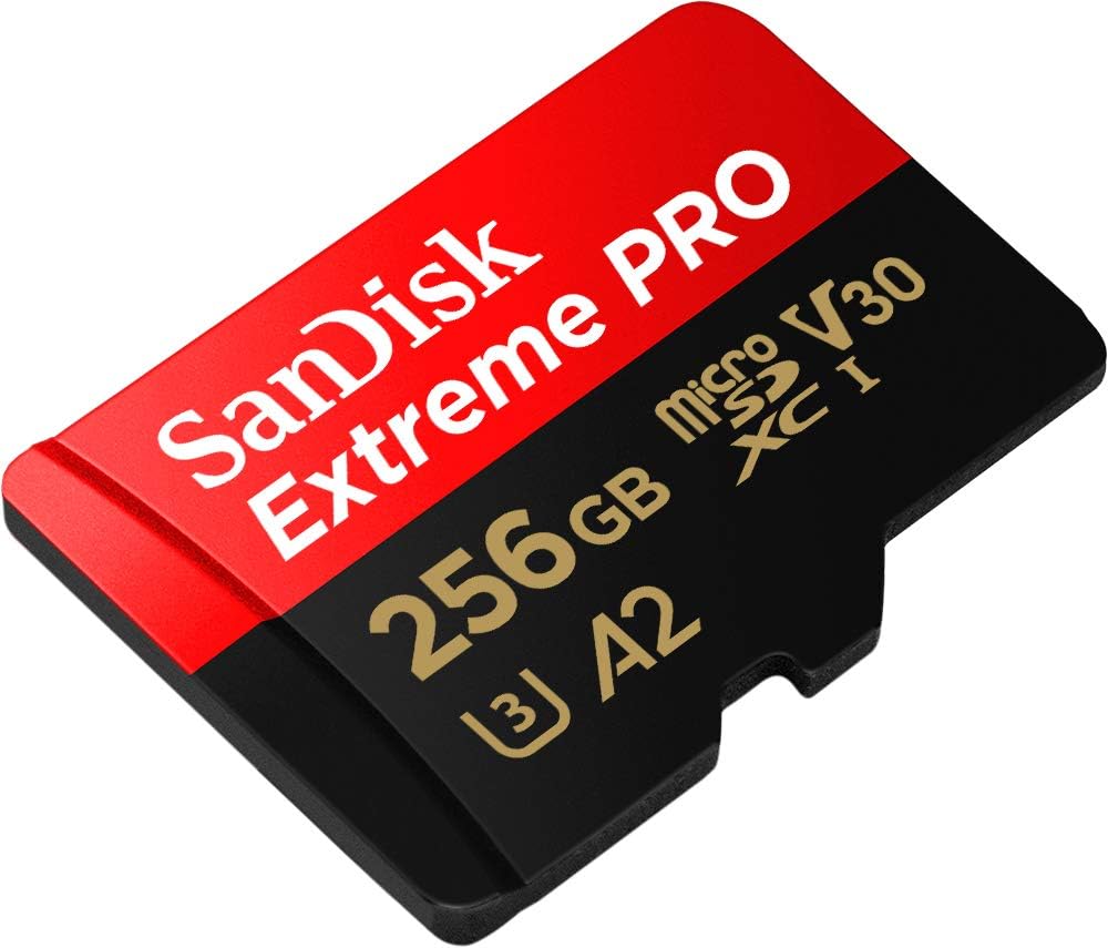SanDisk Tarjeta Extreme PRO microSD UHS-I de 256 GB con