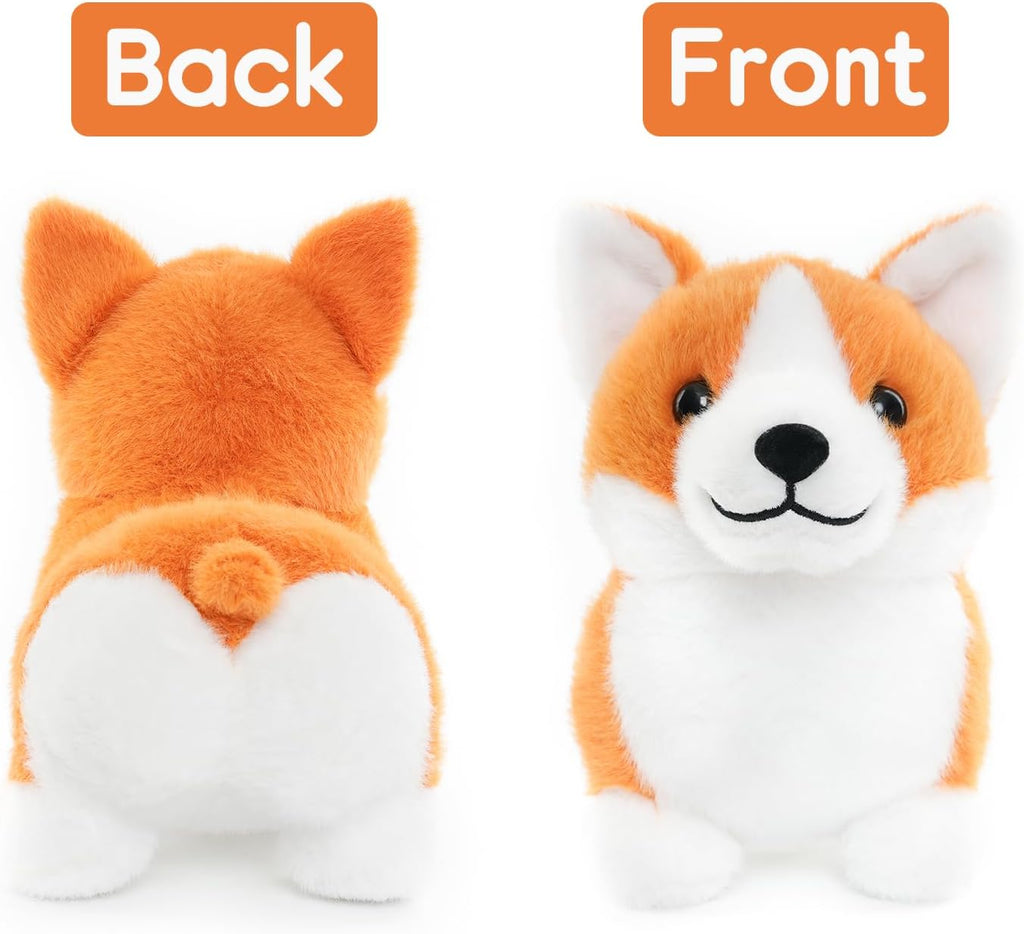 Corgi - Peluche de peluche, 12 pulgadas