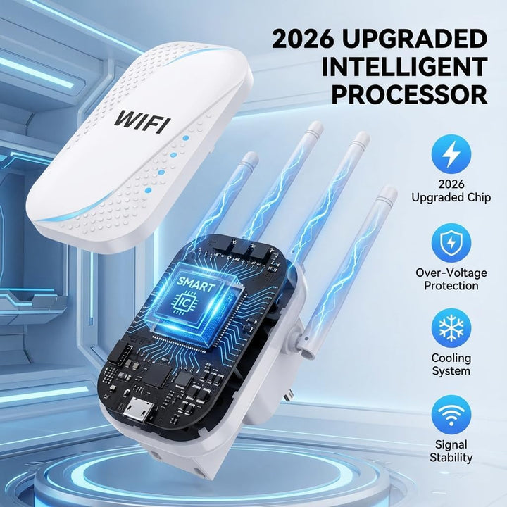 Uiuqekel Extensor WiFi GT300 de 300 Mbps, extensor de alcance WiFi...