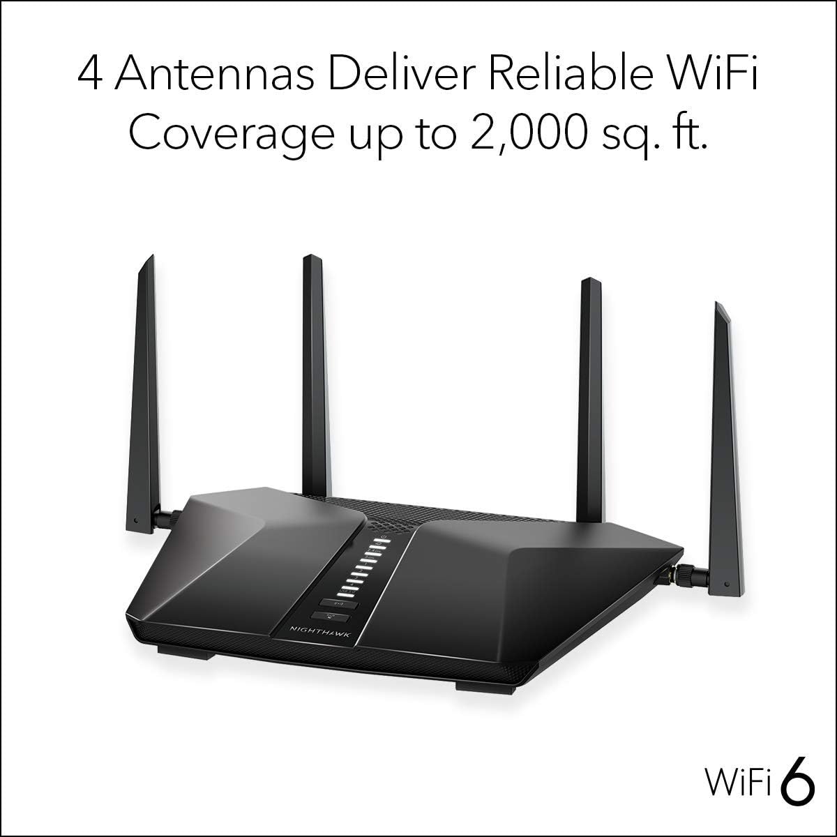 NETGEAR Nighthawk 5-Stream AX5 WiFi 6 Router AX4200