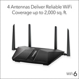 NETGEAR Nighthawk 5-Stream AX5 WiFi 6 Router AX4200