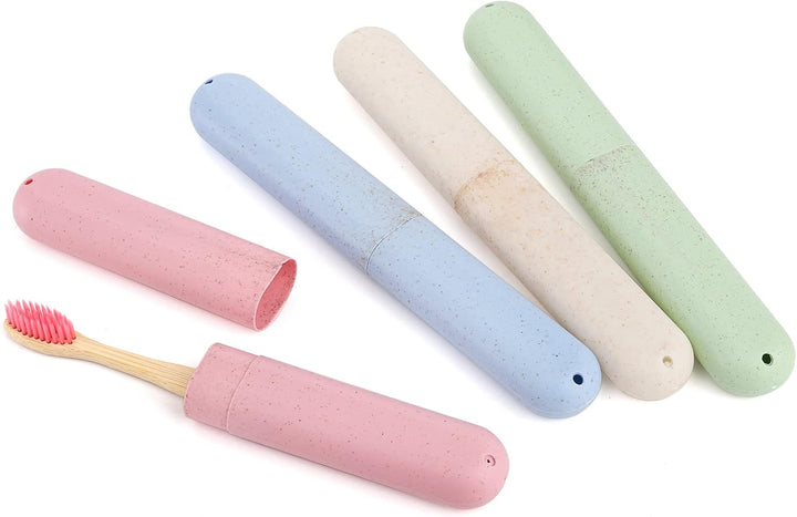 Hedume Paquete de 28 fundas para cepillos de dientes de viaje, port...