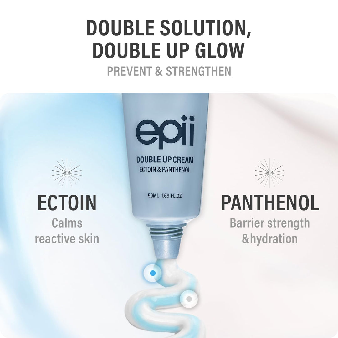 epii Double Up Cream | hidratante facial | ectoína | pantenol | esc...