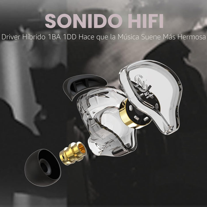 CCZ Yinyoo Melody Auriculares Intrauriculares, Auriculares con cabl...