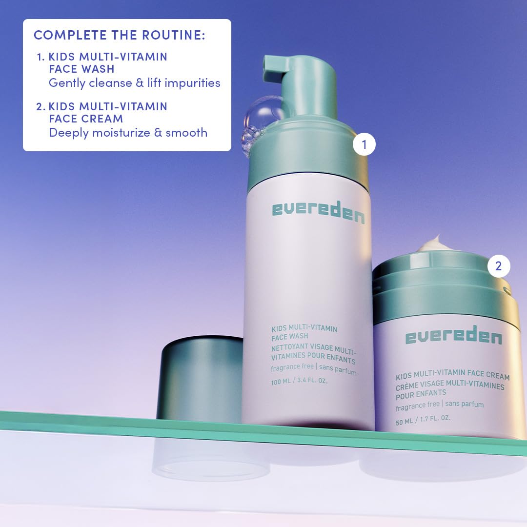 Evereden - Jabón facial para niños sin fragancia: 100 ml. | Cuidado...