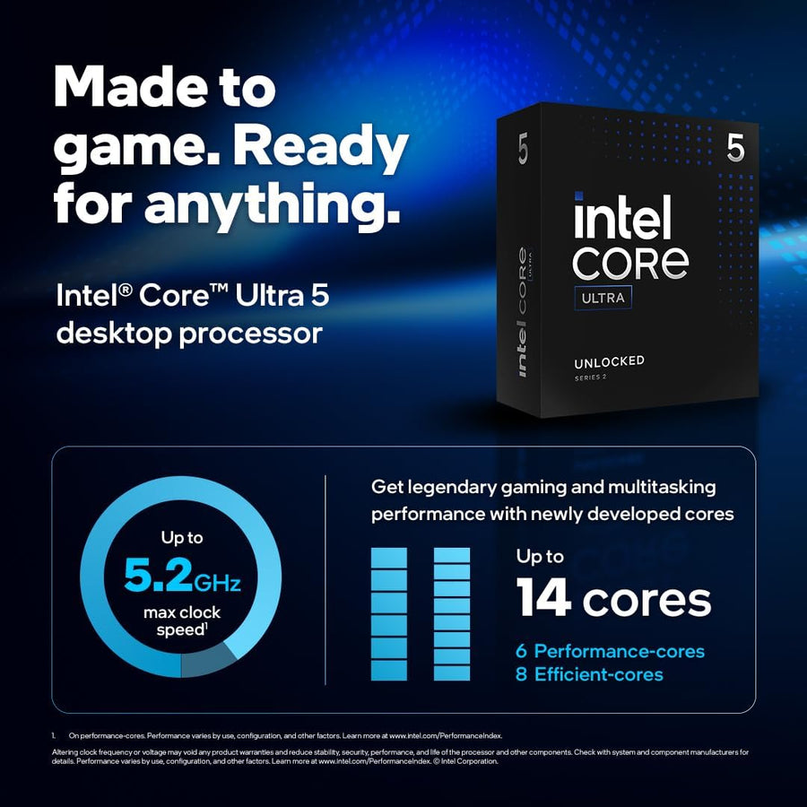 Intel® Procesador de escritorio Core™ Ultra 5 245K 14 núcleos (6 nú...