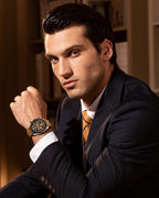 BENYAR Relojes de pulsera para hombre, cronógrafo analógico, de cuarzo, impermeables, para negocios, trabajo, casual, deportivo, con calendario