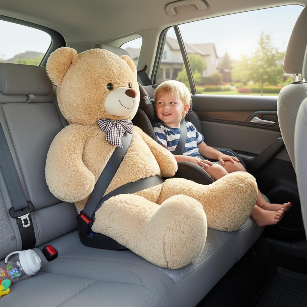 MorisMos Giant Teddy Bear 4 Feet, Big Teddy Bear Stuffed Animal