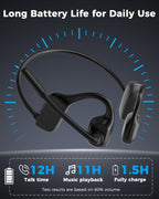 Auriculares abiertos con micrófono con cancelación de ruido, auriculares