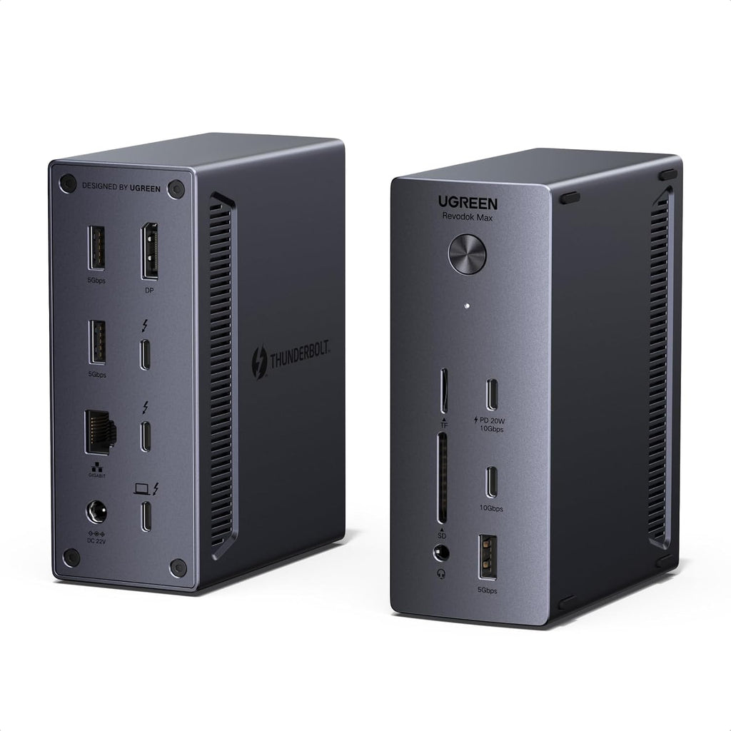 UGREEN Estación de acoplamiento Thunderbolt 4 13 en 1, doble 4K@60Hz