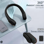 ASNUG - Ventilador de cuello, ventilador de cuello sin aspas, venti...