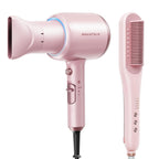 Wavytalk Blown Away onic Secador de pelo rosa, cepillo alisador de pelo Steamline Pro