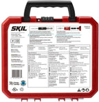 SKIL Destornillador inalámbrico recargable de 4 V con juego de 42 puntas, cargador USB y estuche de transporte - SD5618-03
