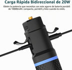 Newmowa Carga rápida del apretón del trípode del banco del poder 10000mAh