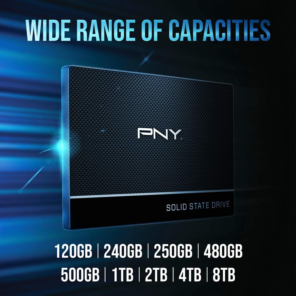 PNY CS900 2TB 3D NAND 2.5" SATA III Unidad interna de estado só...