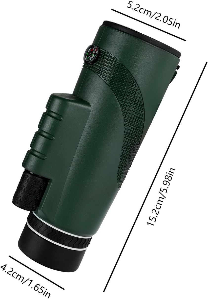 Monocular de alta potencia de 8 x 42 prisma HD BAK4