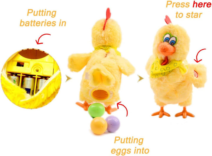 SuBleer - Juguete eléctrico de peluche para niños (11.4 in) | Muñec...