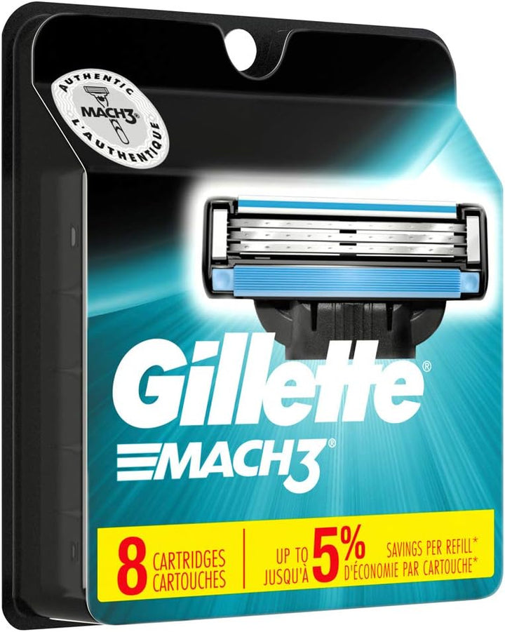 Gillette Cartuchos de repuesto Mach3 8