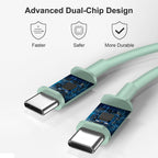 Cargador USB C tipo C cargador de carga rápida 12FT 45W Samsung