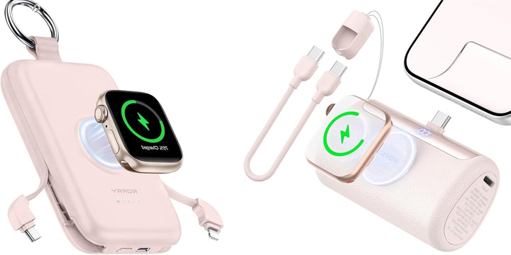 RORRY Cargador portátil de 10000 mAh Mini Power Bank Travel Essenti...