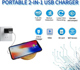 Mini cámara espía oculta en el cargador USB HD 1080P