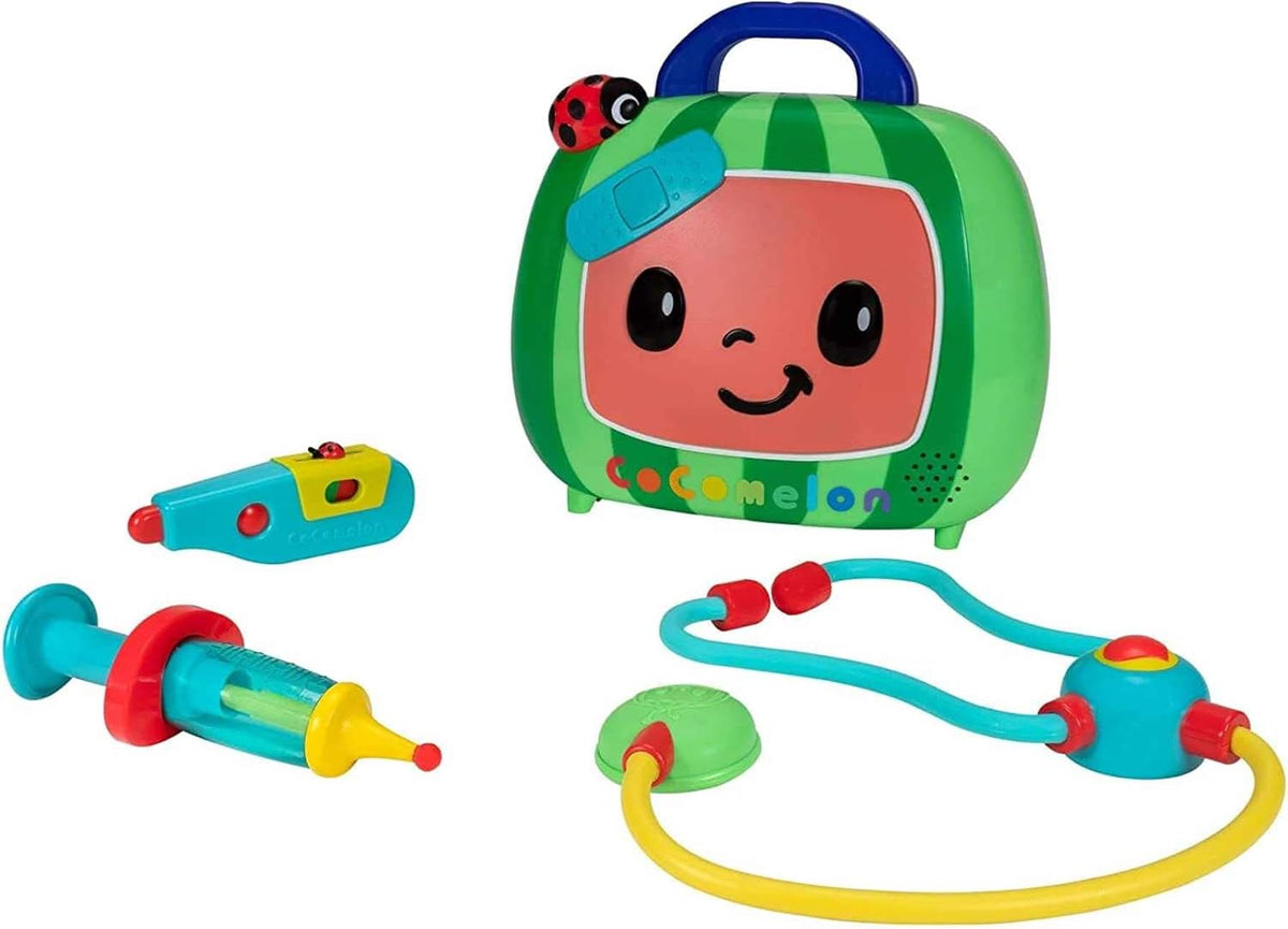 Cocomelon - Set de juego infantil de revisión médica con sonido