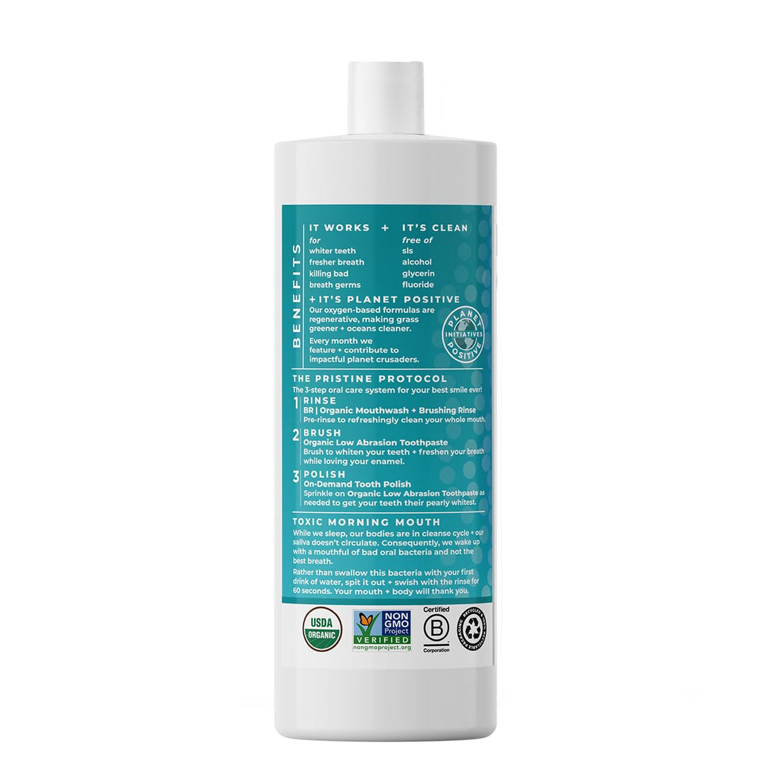 Essential Oxygen Enjuague bucal orgánico certificado BR, enjuague b...