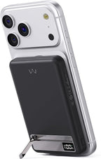 iWALK Banco de energía inalámbrico magnético de 10000mAh, Negro