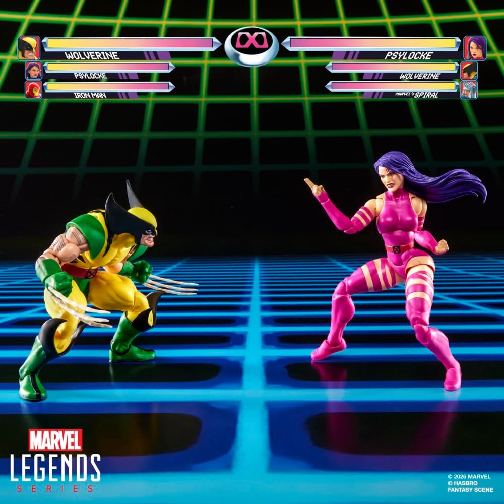 Marvel Serie Leyendas Wolverine vs Psylocke