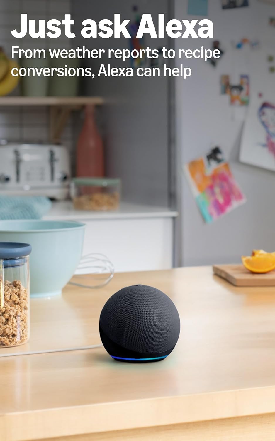 Amazon Echo Dot: parlante Alexa con sonido vibrante, ideal para dor...