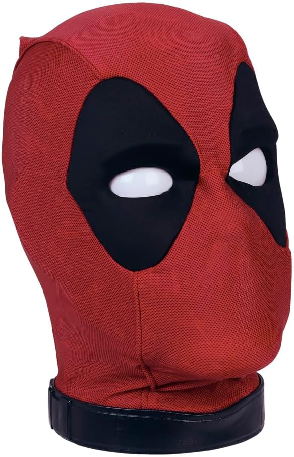 Marvel Legends Cabeza Premium Interactiva de Deadpool, Electrónica con Movimiento y Habla, Mejorada con App, Coleccionable para Adultos, con Más de 600 Efectos de Sonido y Frases