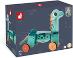 Janod - Dino - Juguete de dinosaurio de madera para niños - 18.5 pulgadas