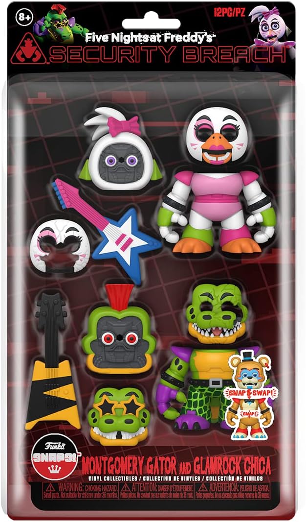 Funko Five Nights at Freddy's (FNAF) Snap: Montgomery Gator y G...