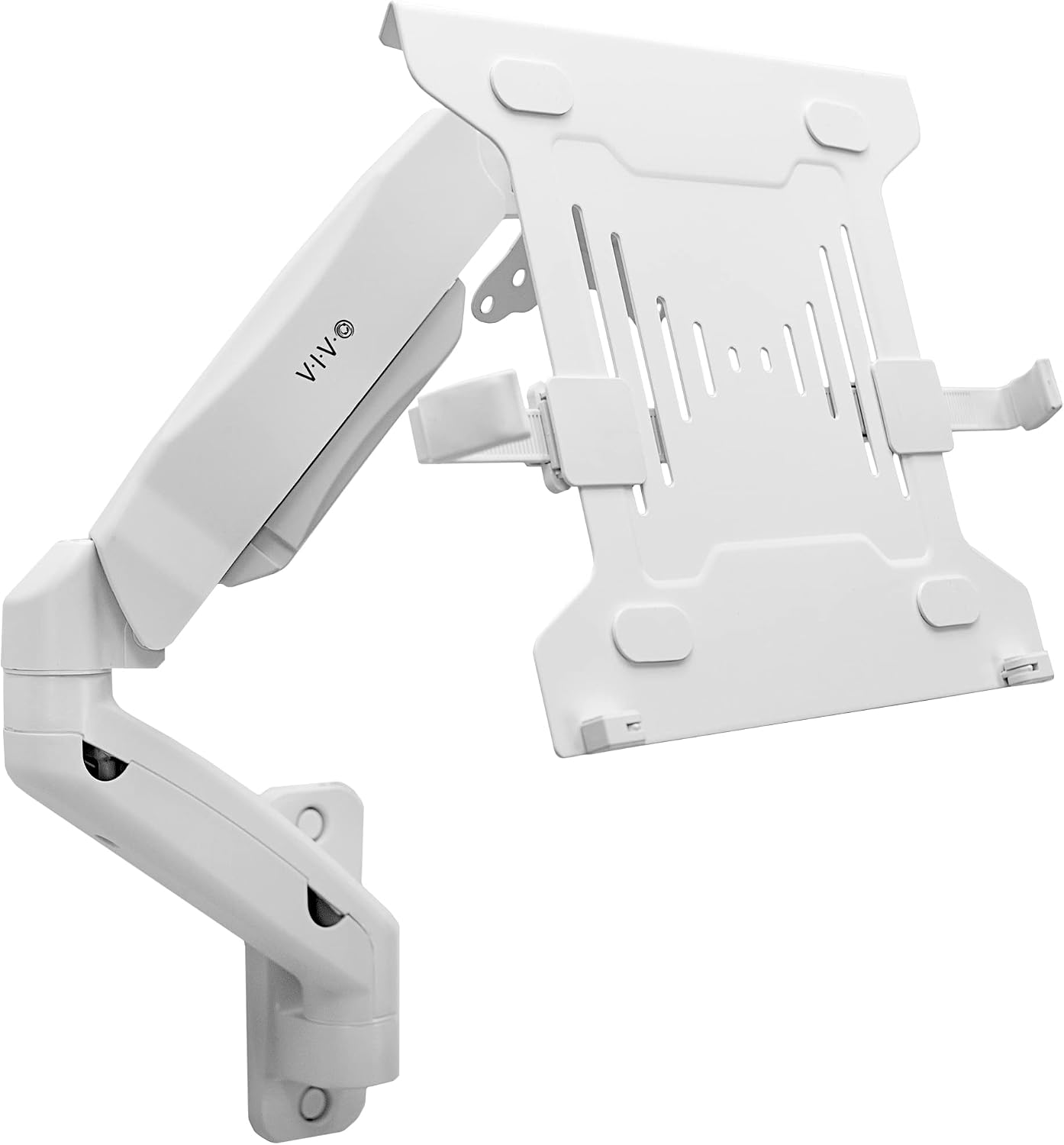 VIVO Soporte de pared para portátil de brazo extendido neumático aj...